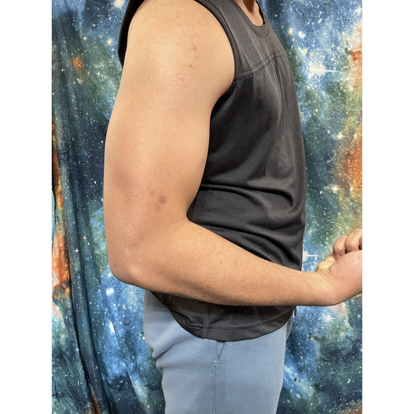 Men’s black XL athletic works muscle shirt tank