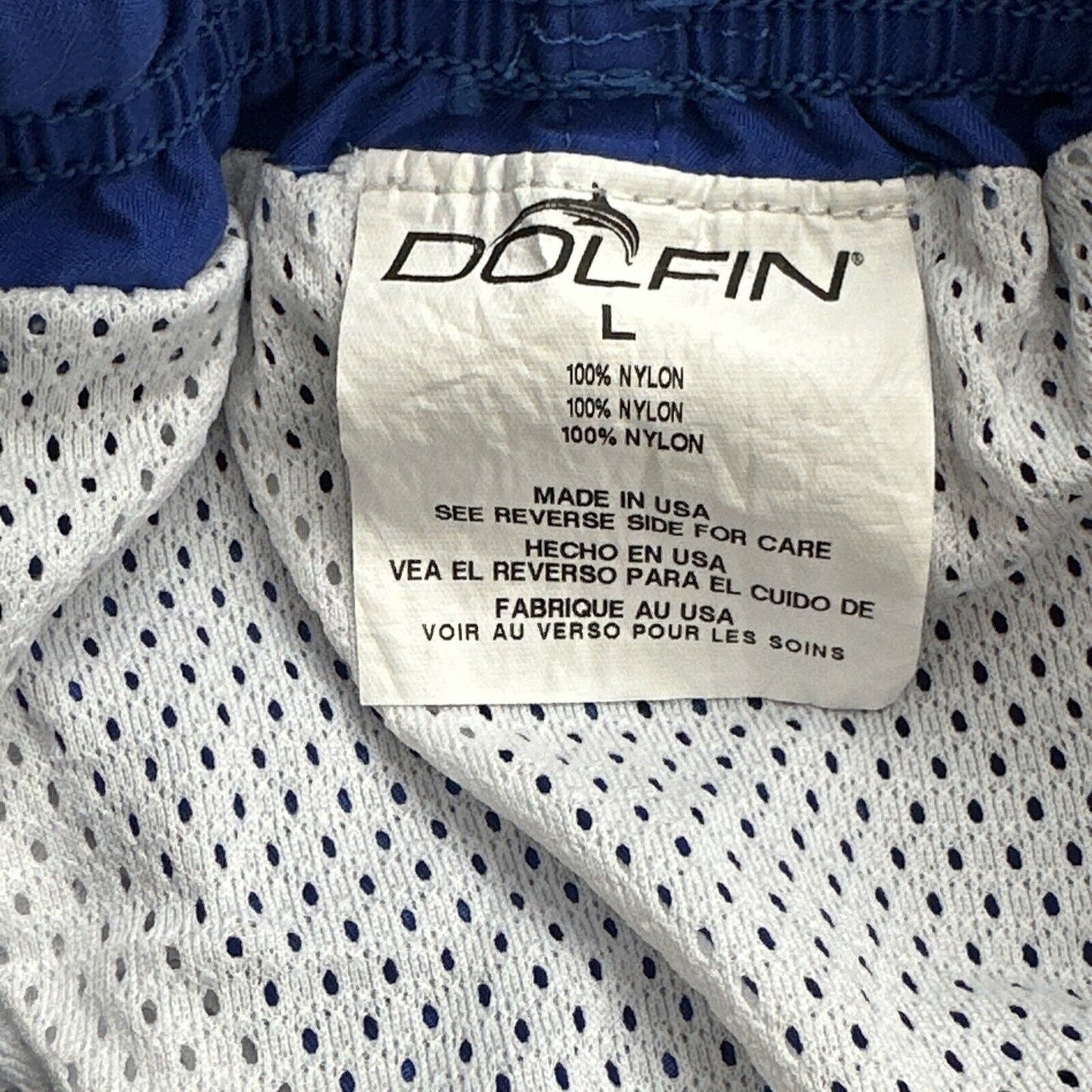 Men’s Blue Large USAFA Cadet Dolfin Swim Trunks Issued Air Force Academy