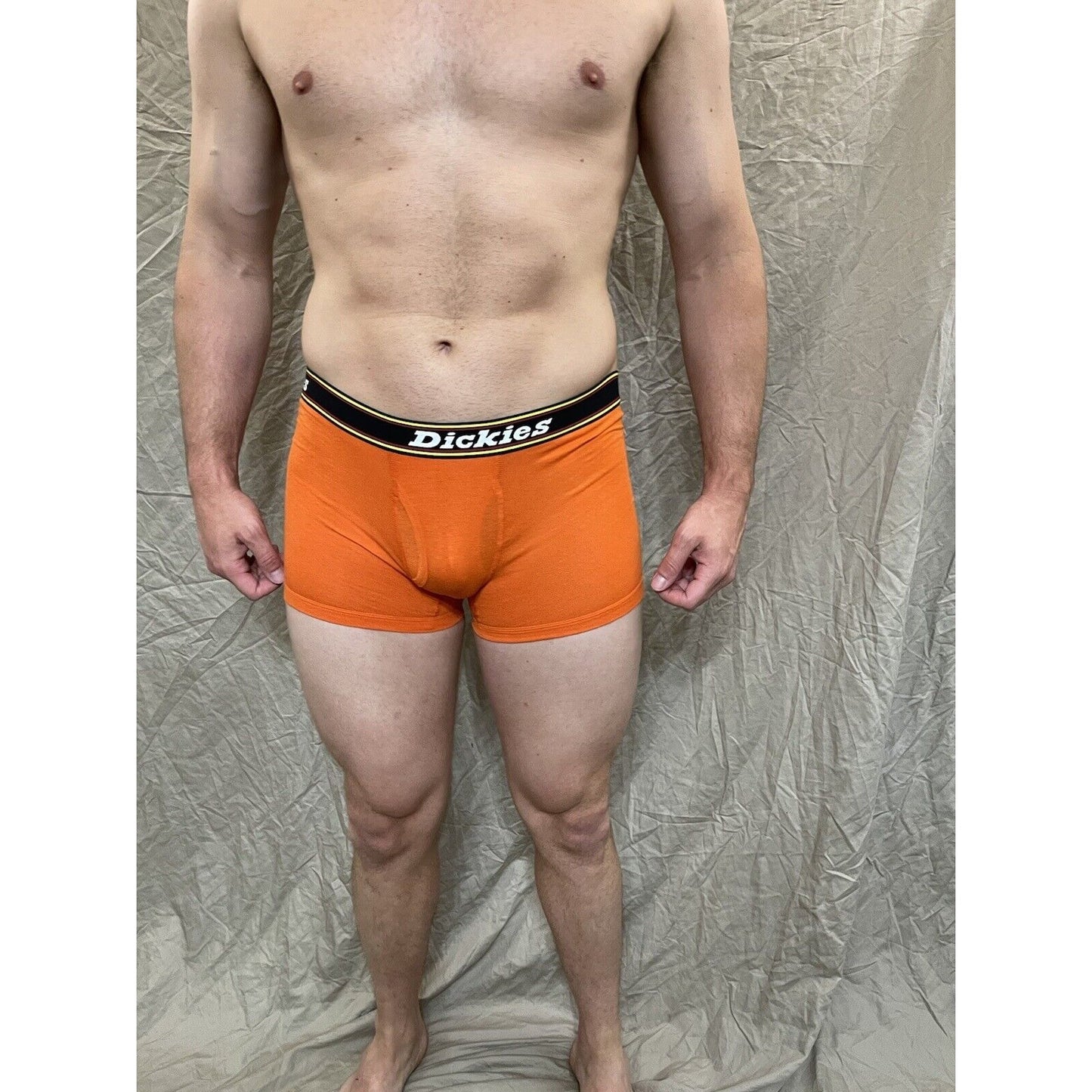 men's dickies Orange boxer briefs size small