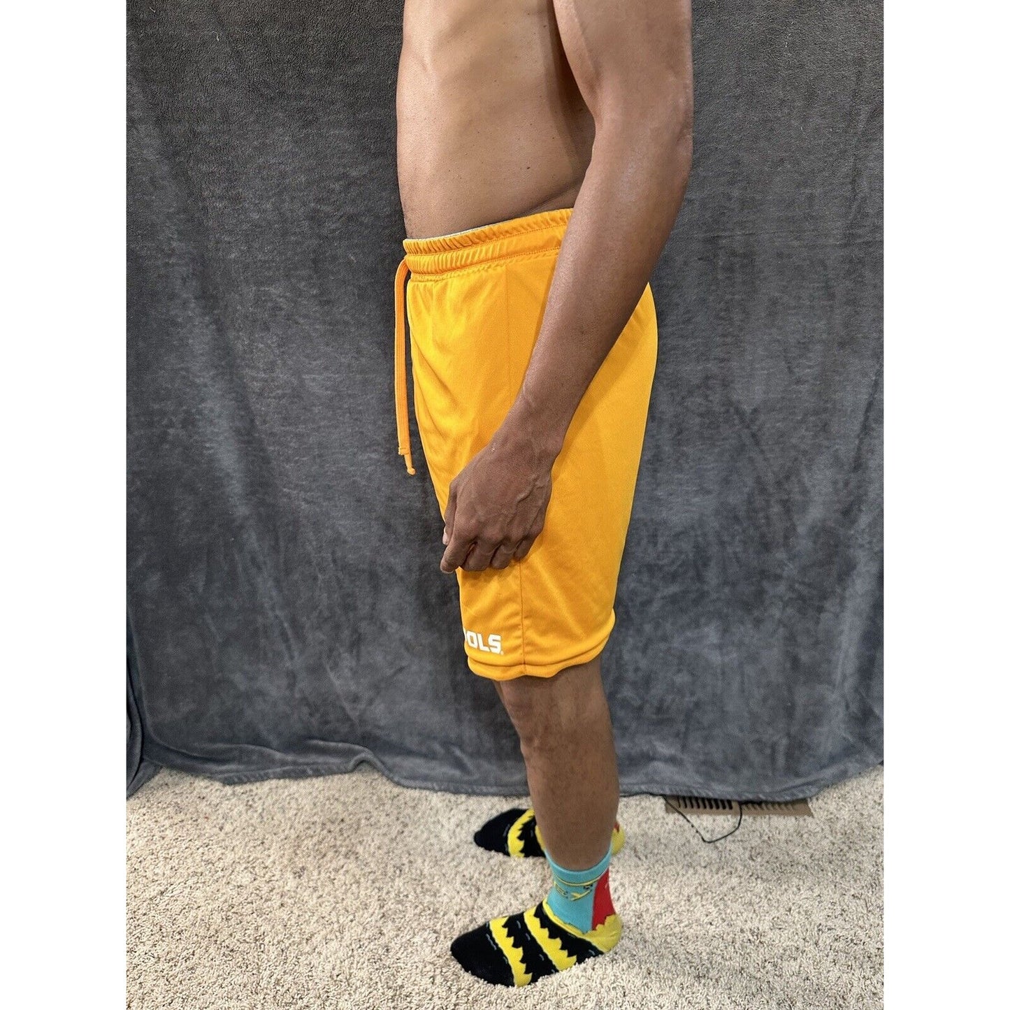 Men’s Tennessee Vols Volunteers Reversible Athletic Shorts Orange Gray ~medium
