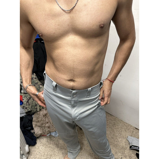 Men’s Small Adidas Baseball Pants Gray Aeroready