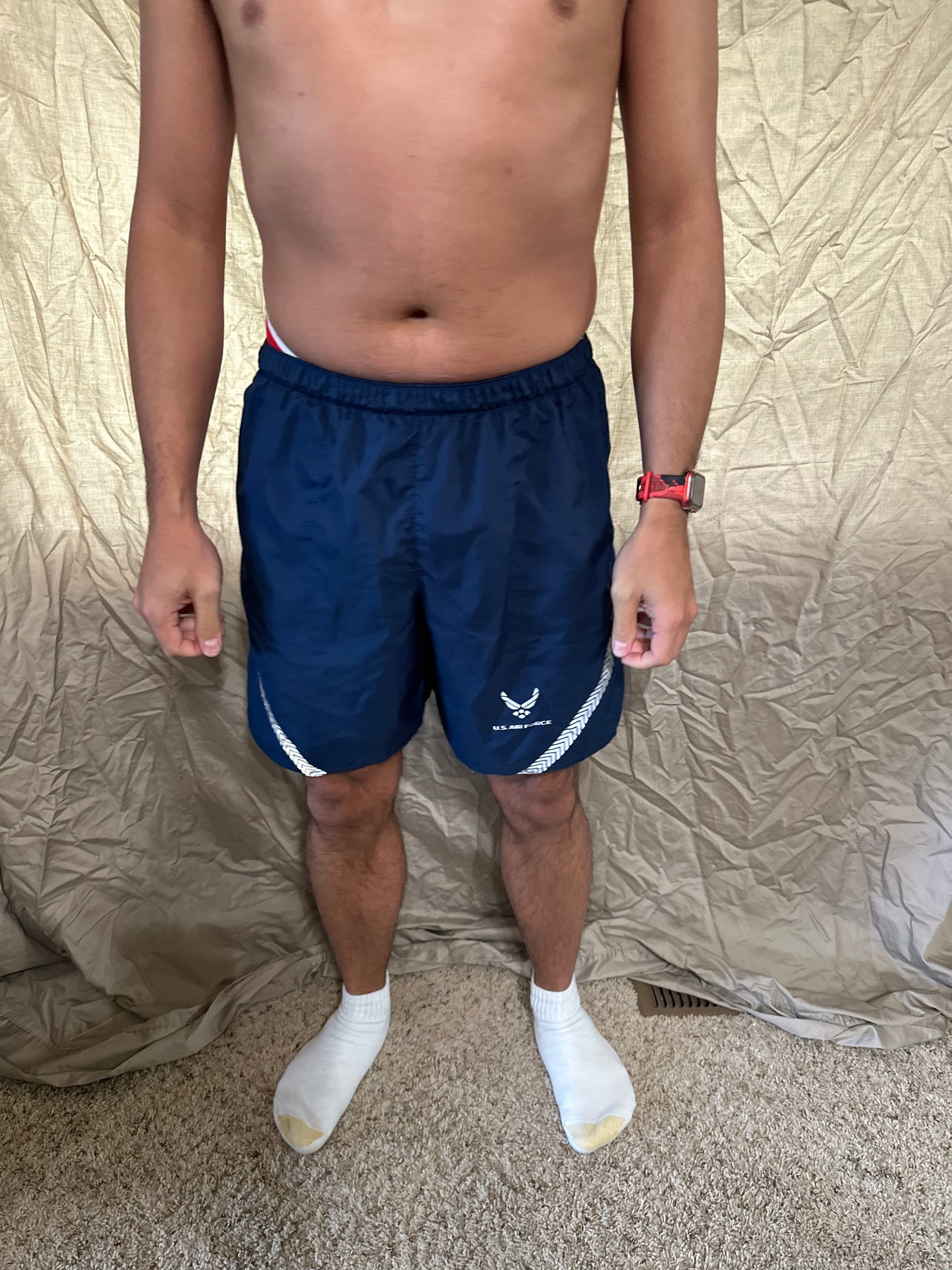Men’s air force USAF small pt shorts improved physical training uniform