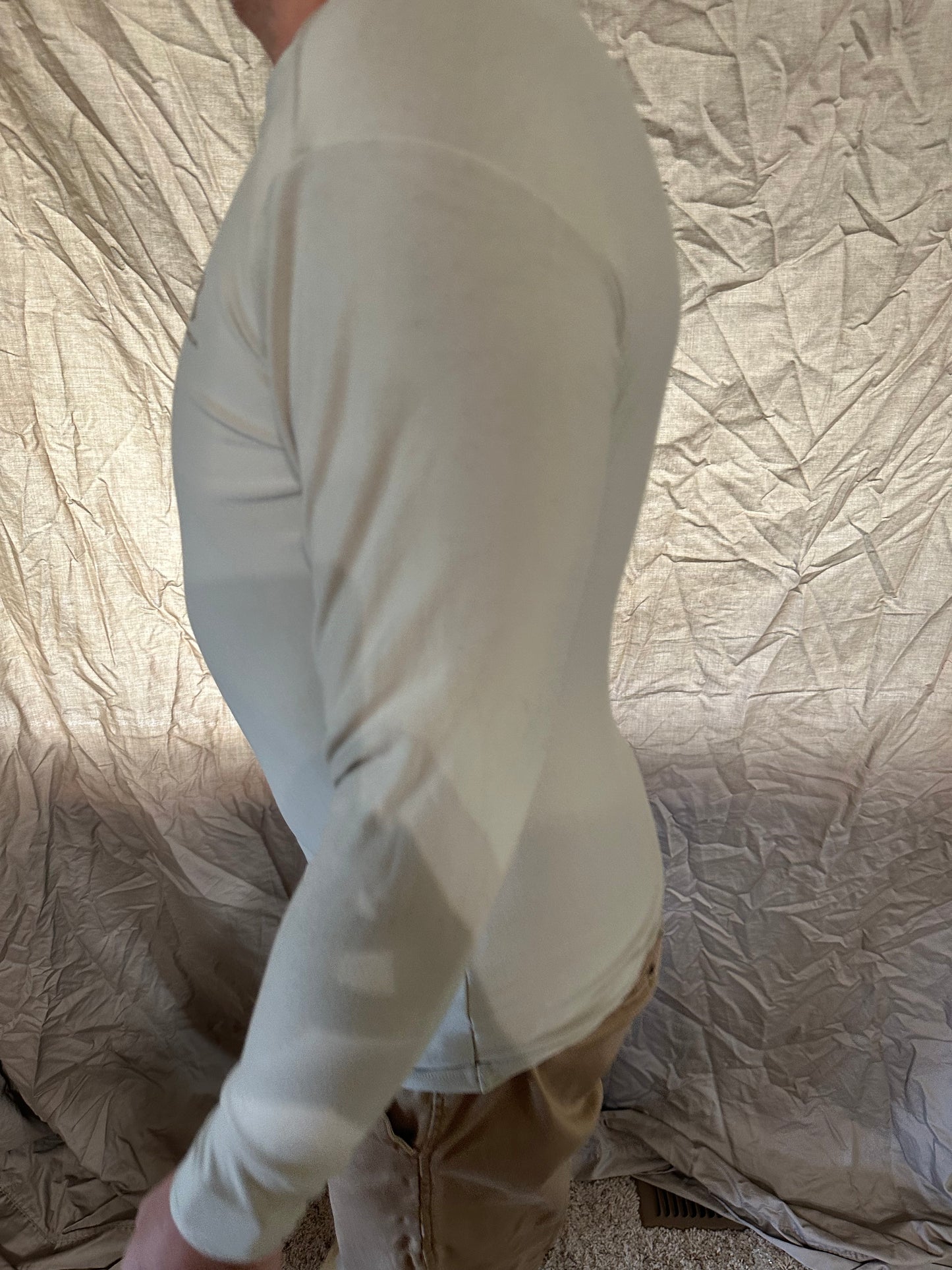 Men’s under armour tactical medium desert sand military long sleeve shirt