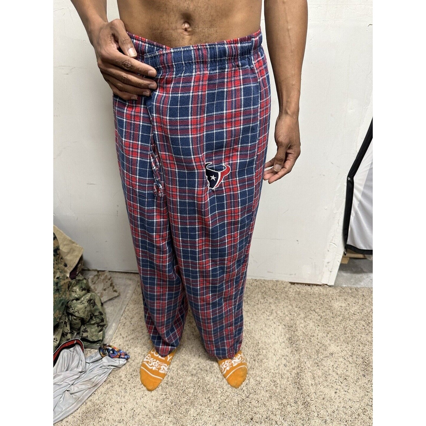 Men’s Team NFL Texans Football Lounge Pants XL Pajama Bottoms