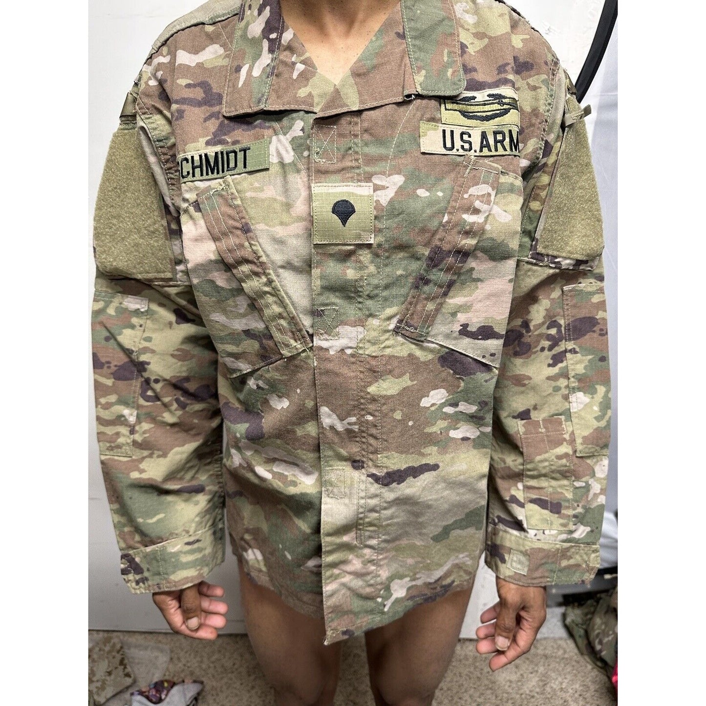 Men’s Ocp Top Coat Army Blouse USAF Flame Resistant  w/ tags and patches