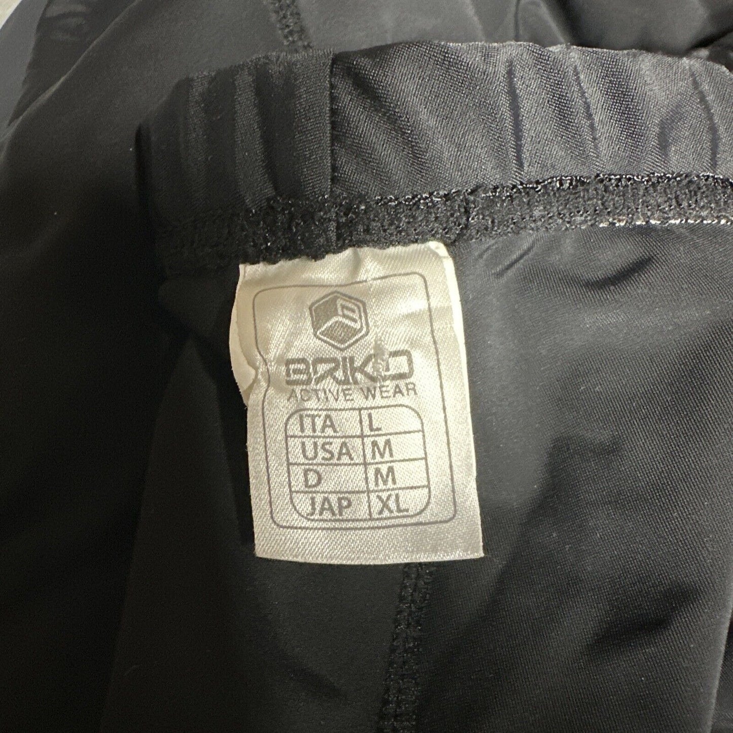 Men’s Black Briko Bicycle Pants Medium