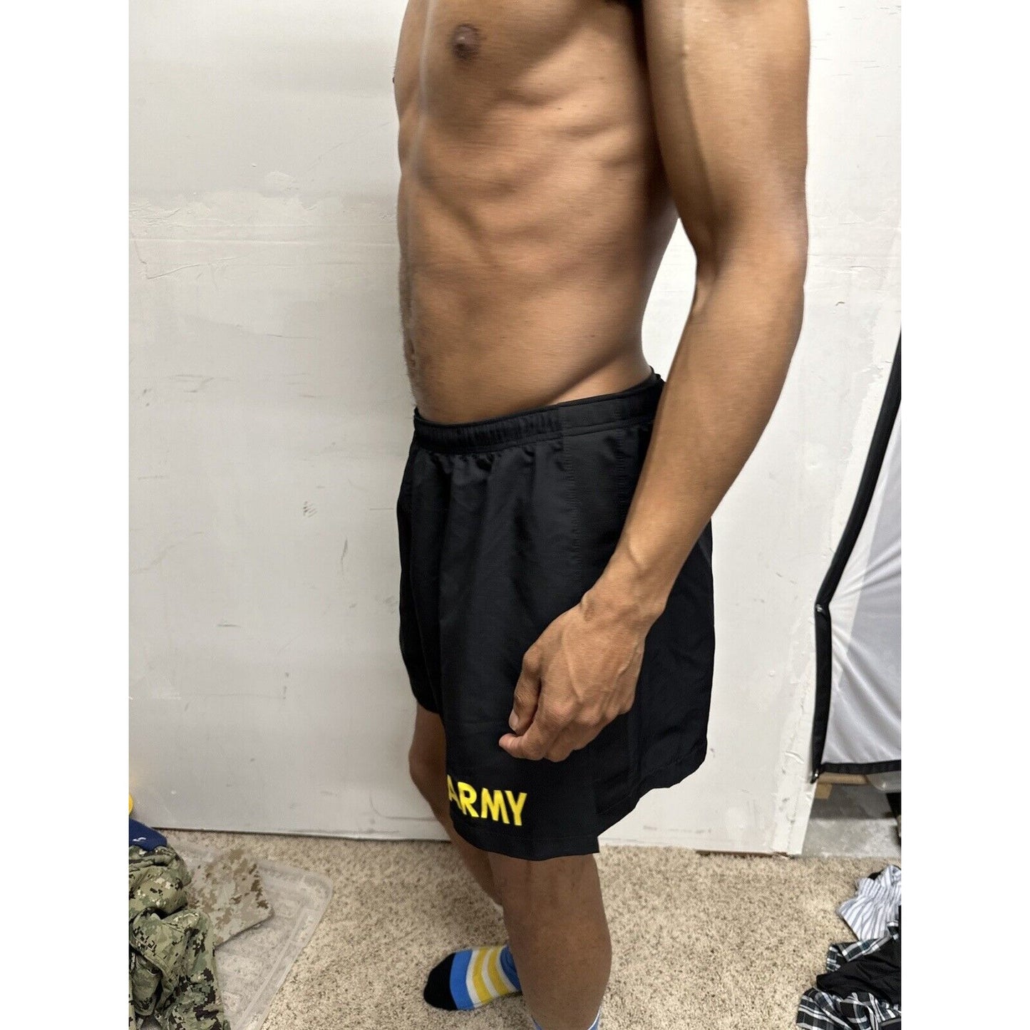 Men’s Army Apfu Fitness Uniform Black Large