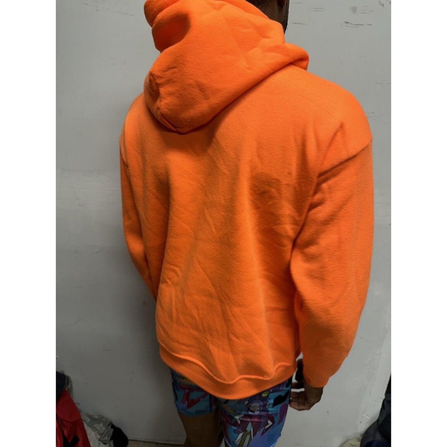 Men’s Neon Orange Wear Code Medium Las Vegas Pull Over Hoodie