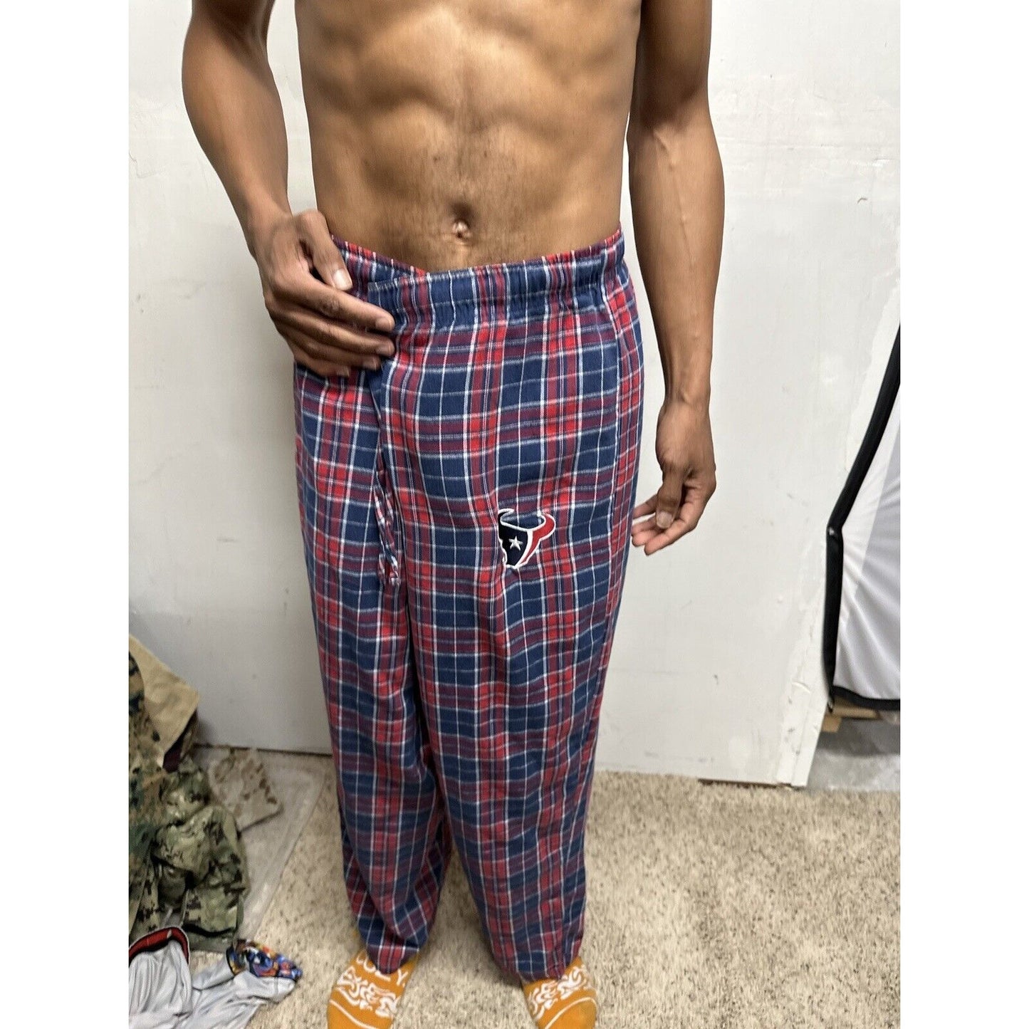 Men’s Team NFL Texans Football Lounge Pants XL Pajama Bottoms