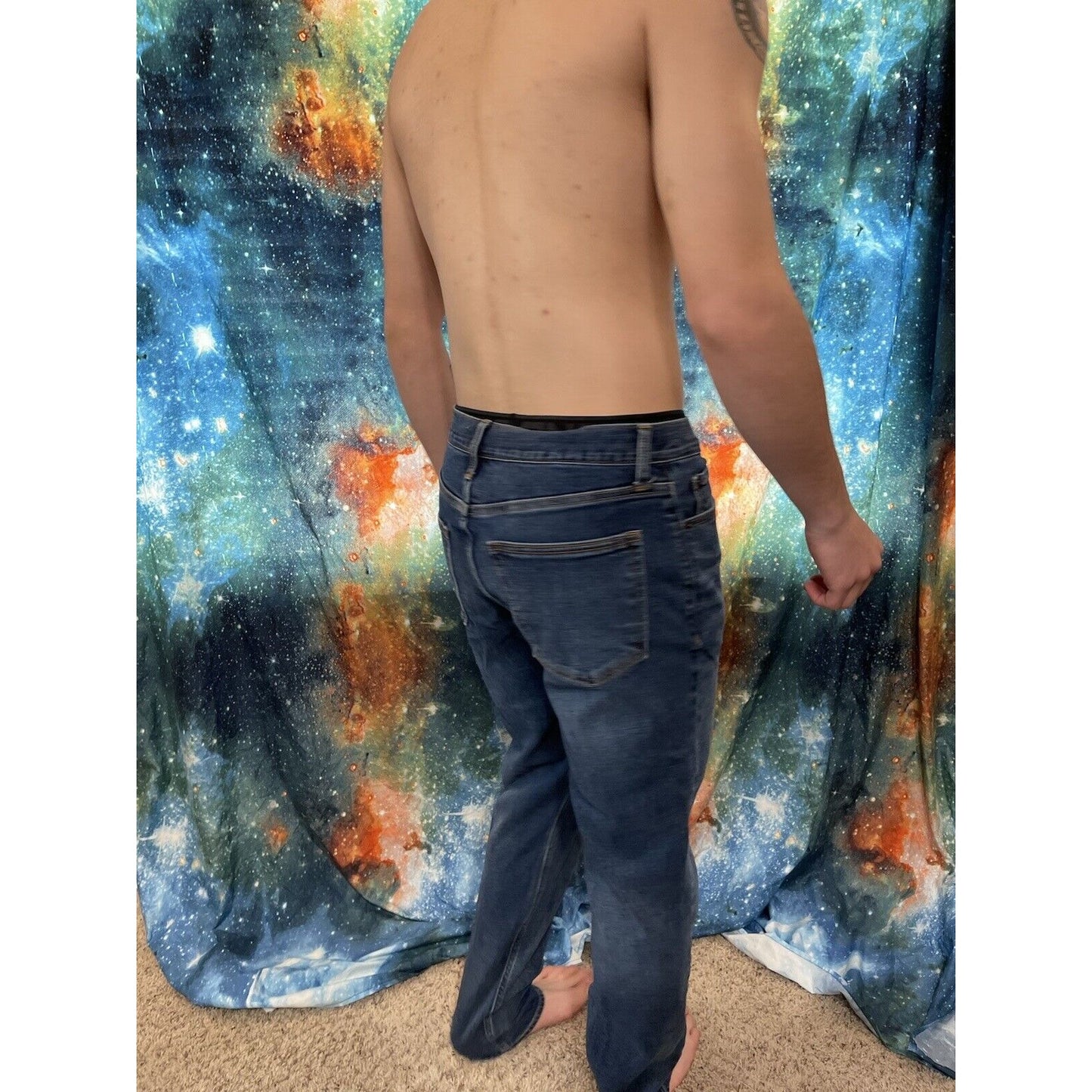 Men's Old Navy Athletic Taper Flex Blue Jeans 31" x 32"