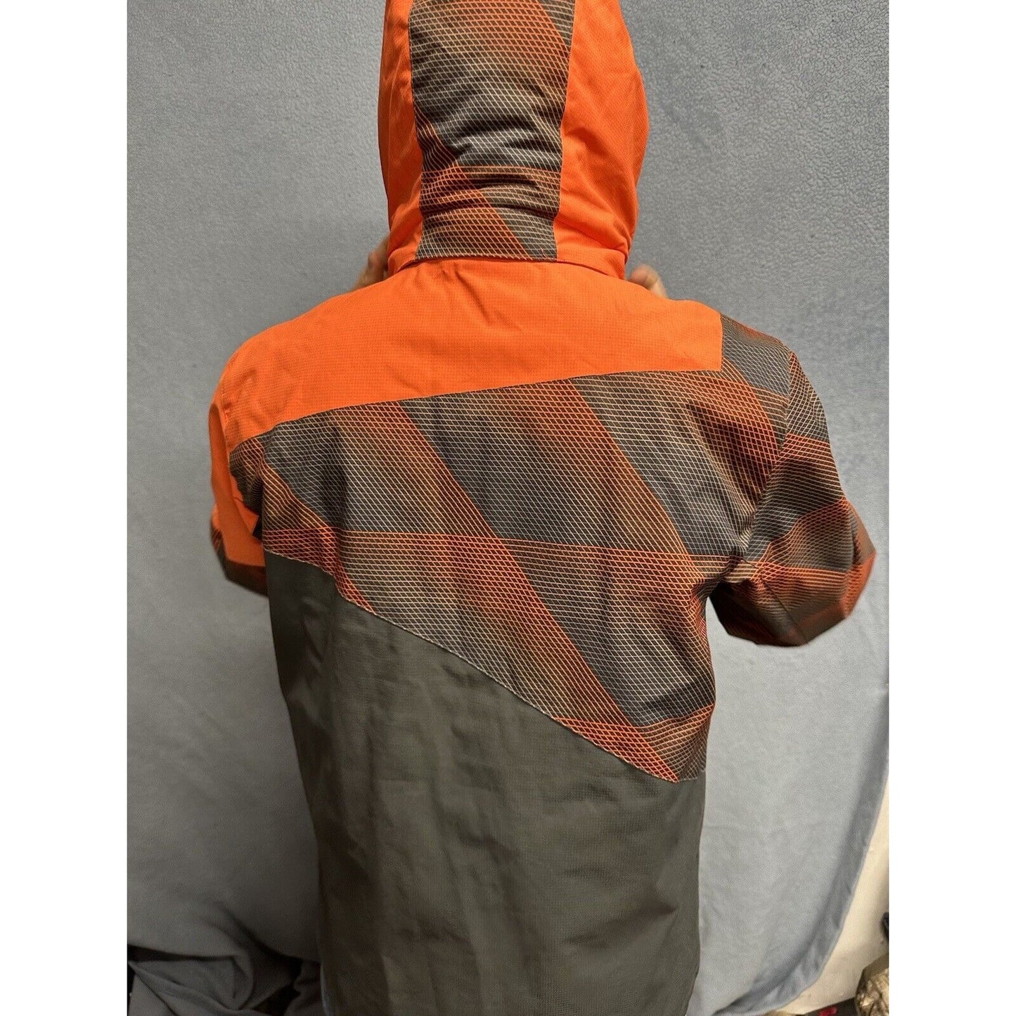 Boys Gray And Orange Large 14/16 Free Country Extreme Performance Snow Jacket