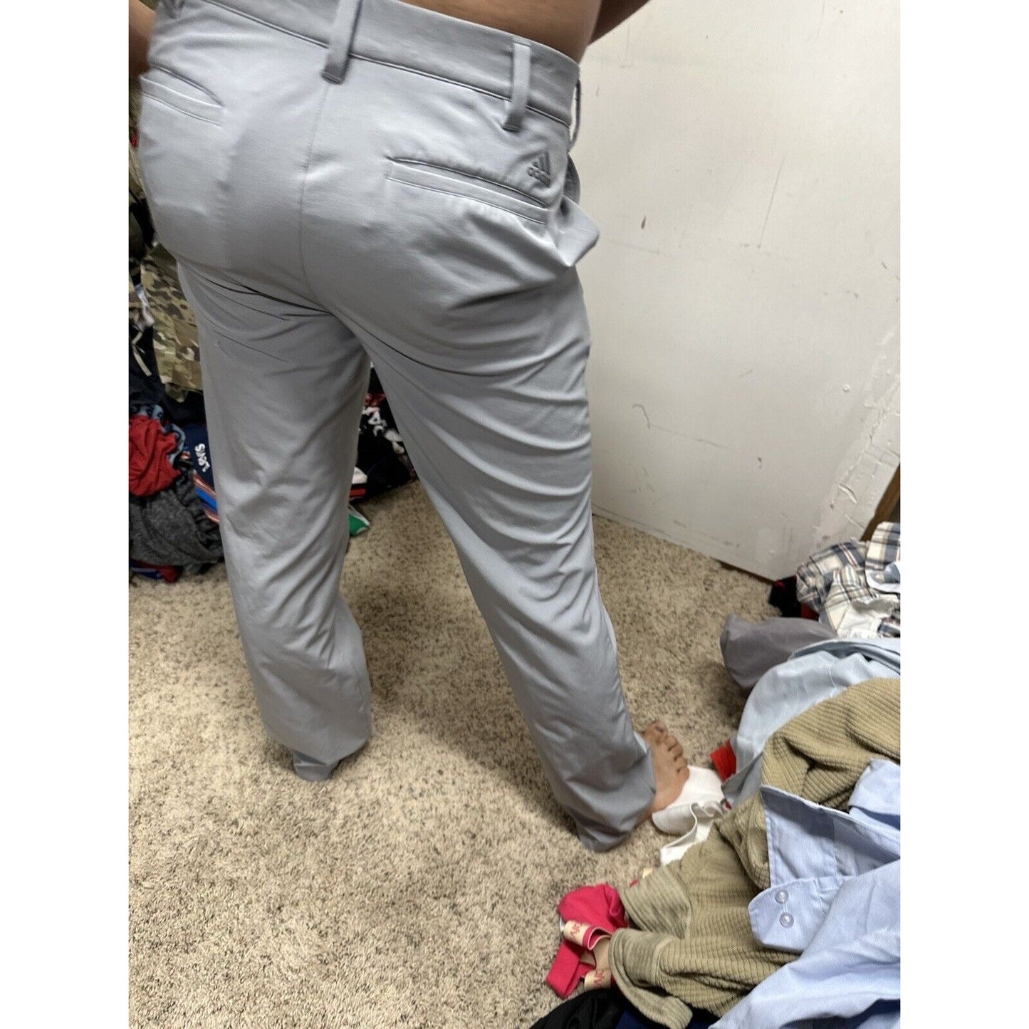 Men’s Adidas 30 X 32 Flex Pants Gray Very Soft