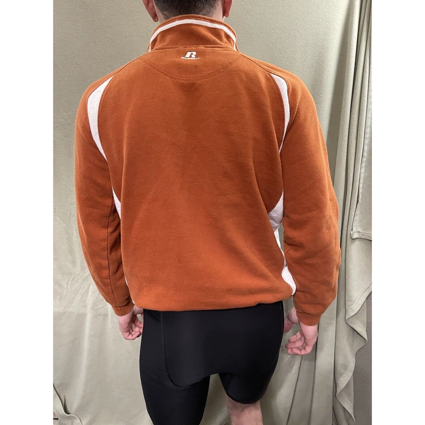 Russell Athletic Team Issue Small 1/4 Zip Harmony Longhorns