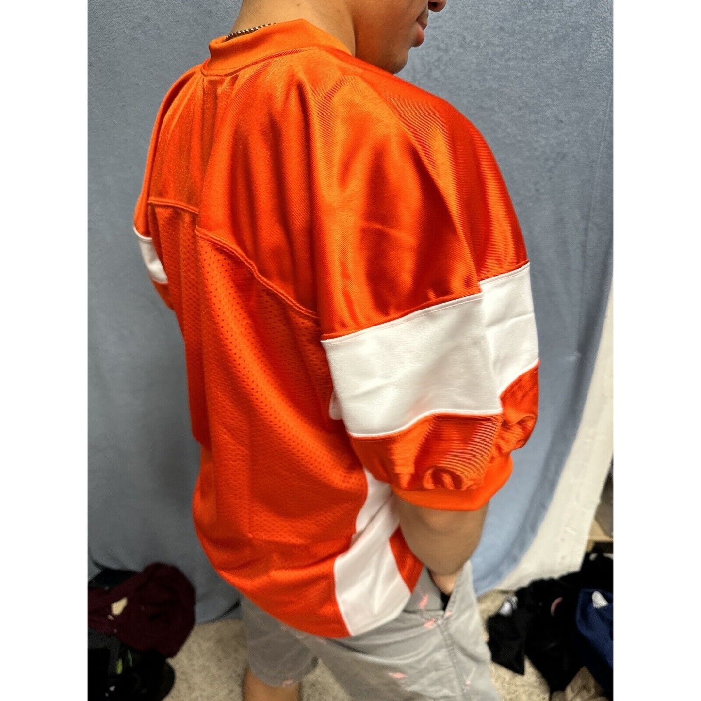 Men’s Orange Champro Sports Medium Football Jersey