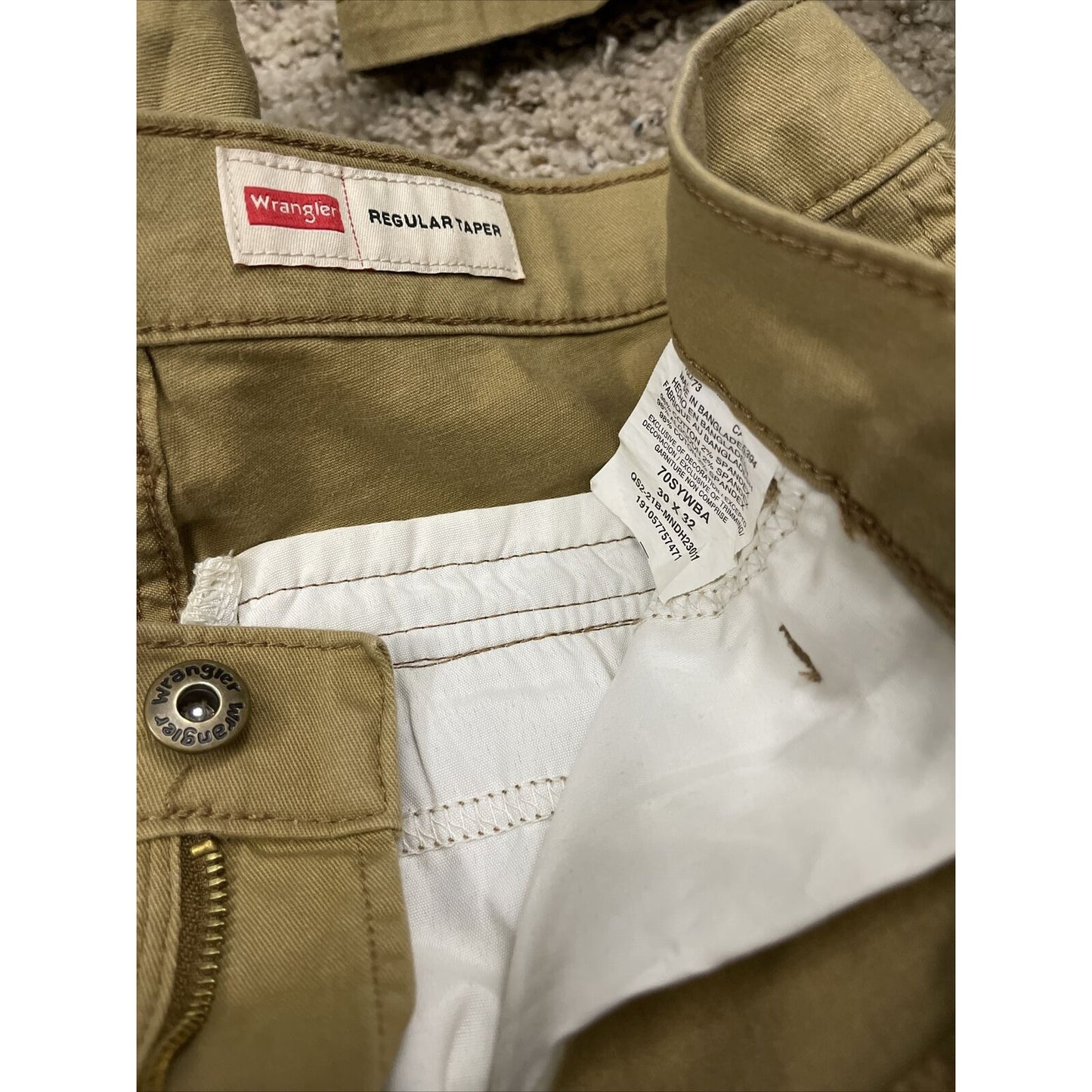 Men’s Regular Taper Warngler 30 x 32 pants