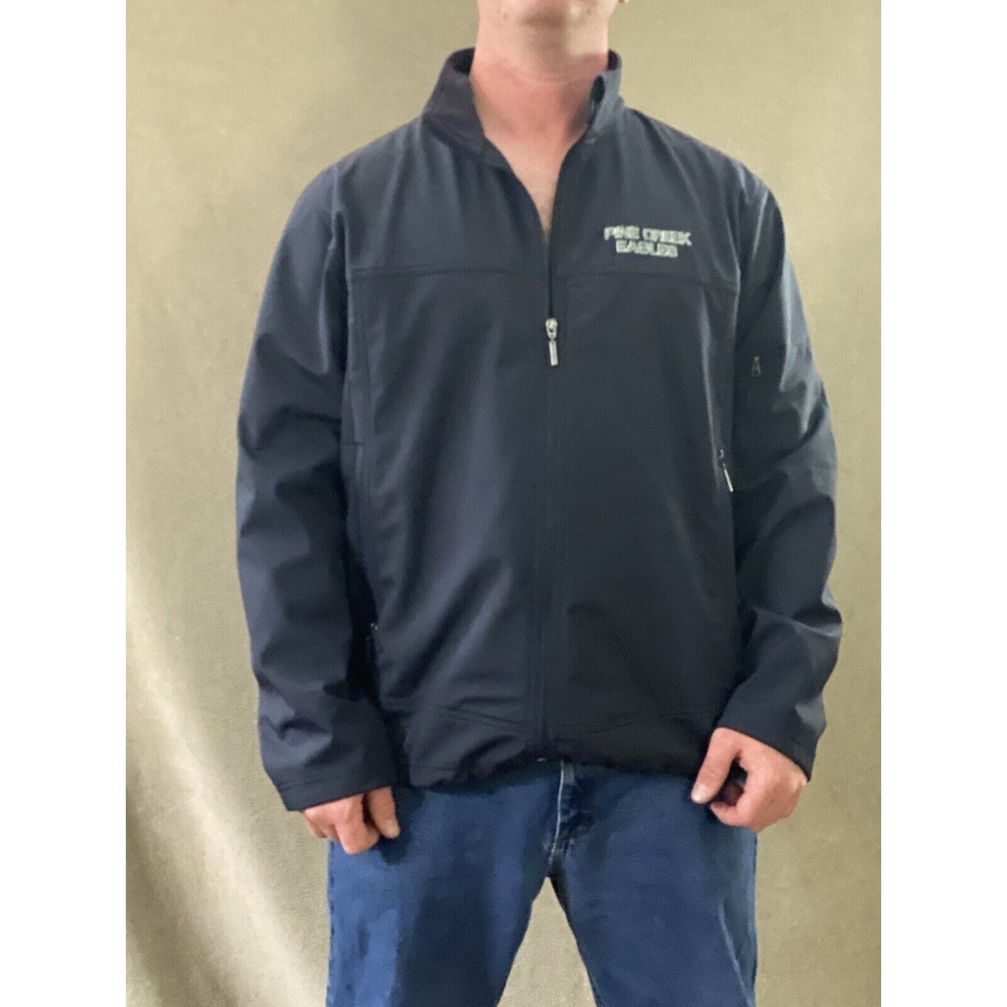 PINE CREEK EAGLES DECA North End All Climate Wear Men’s Large Windbreaker Jacket
