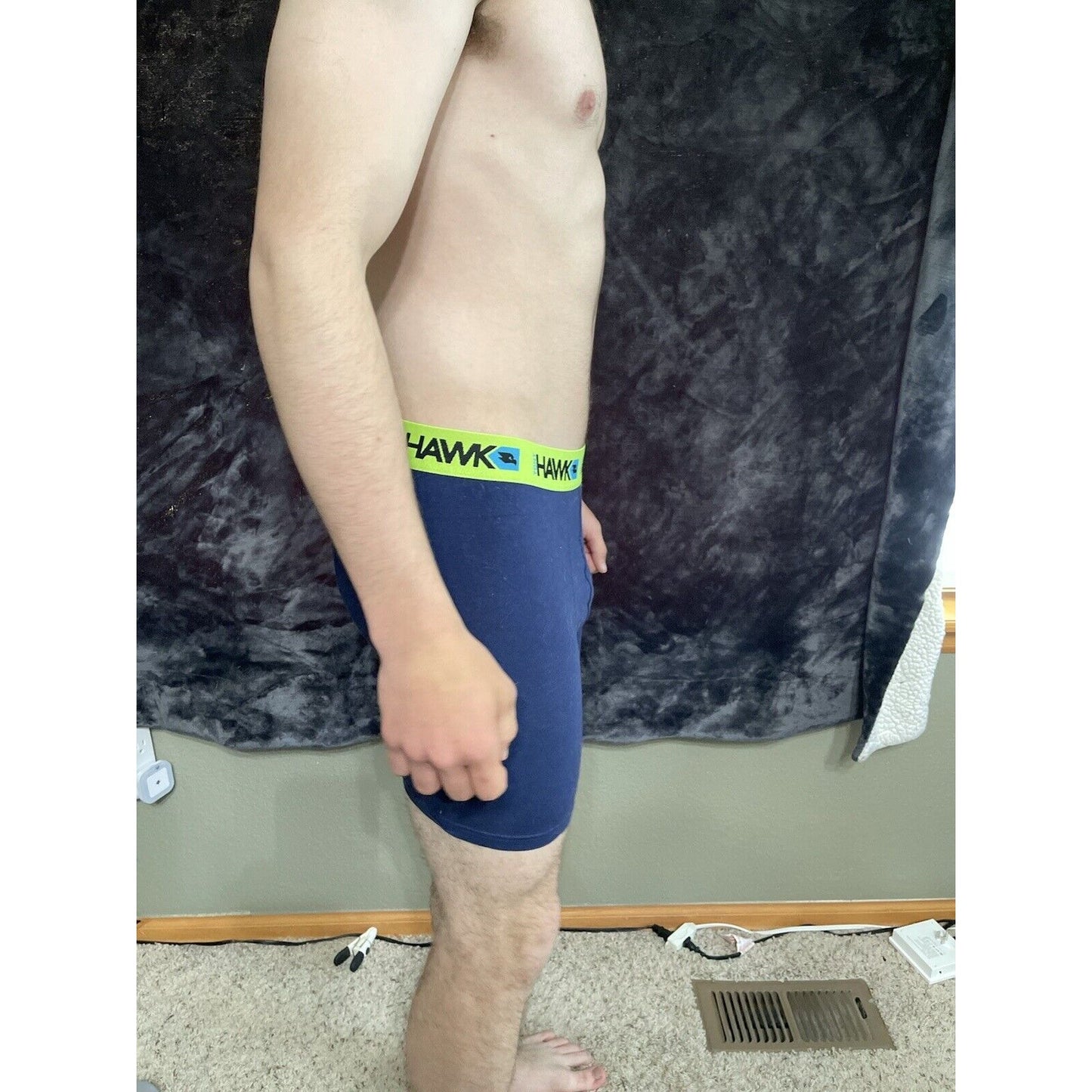 Men’s Medium Navy Blue Tony Hawk Compression Shorts