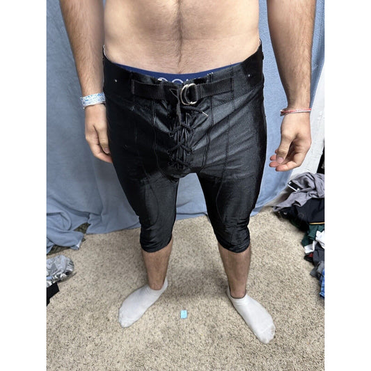 Men’s Black XL 34-36 Polyester Football Pants