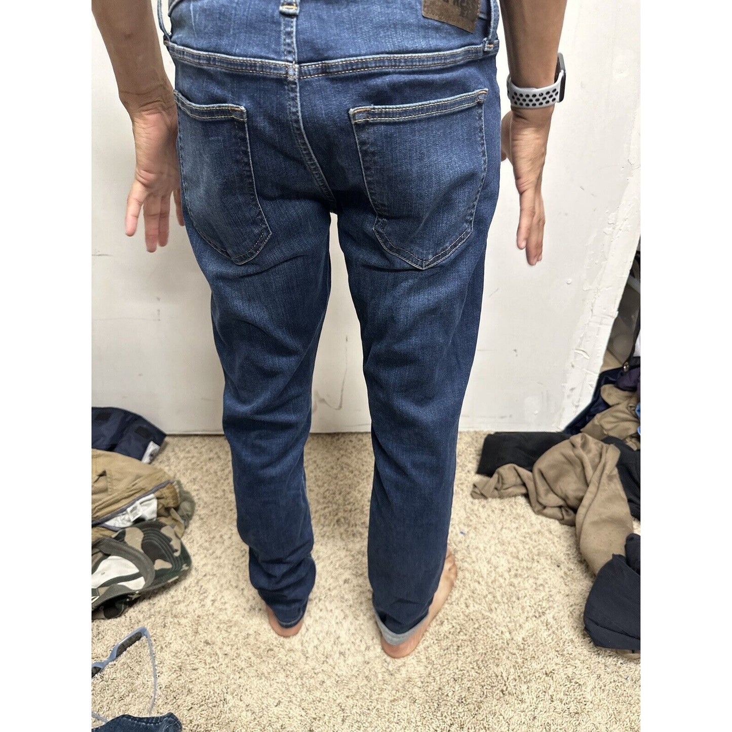 Men’s Skinny Express Jeans Blue 32 X 32