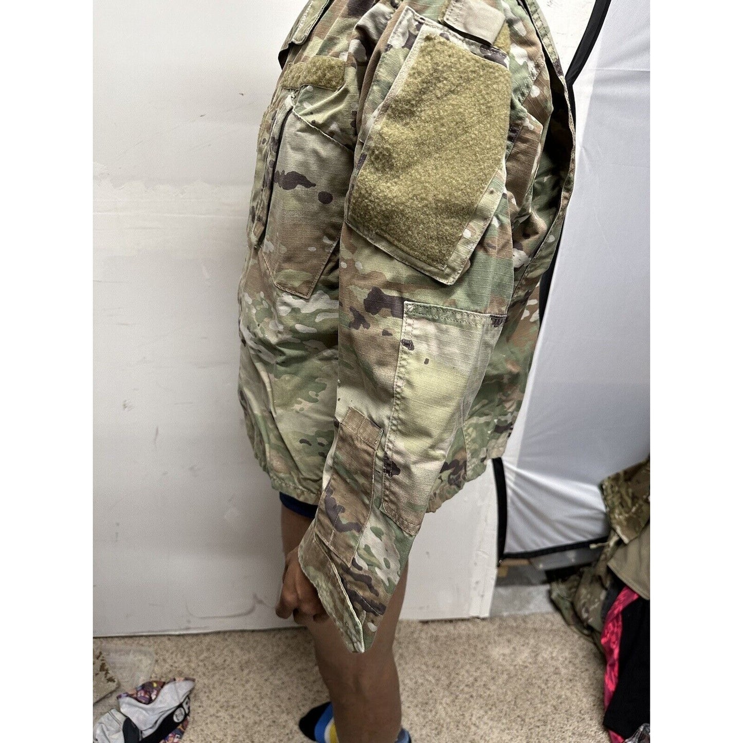 Men’s Ocp Army Air Force Top Blouse Coat Large Short