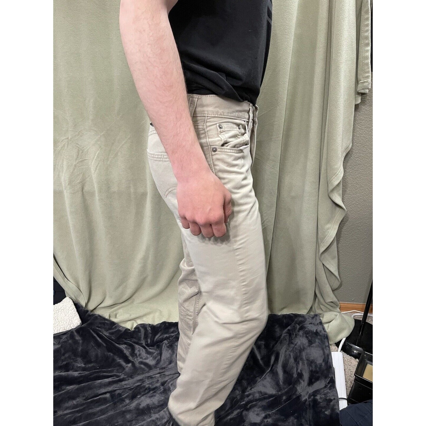 New Levi's 514 Men's 30 x 32 Tan/Khaki Cotton Straight-Fit Pants