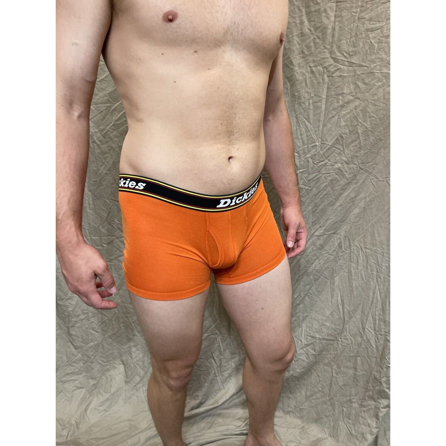 men's dickies Orange boxer briefs size small