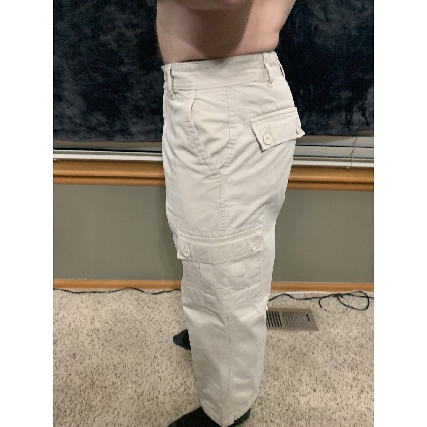 Arizona Jean Men’s Size 33/30 Relaxed Multi Pocket Khaki Pants