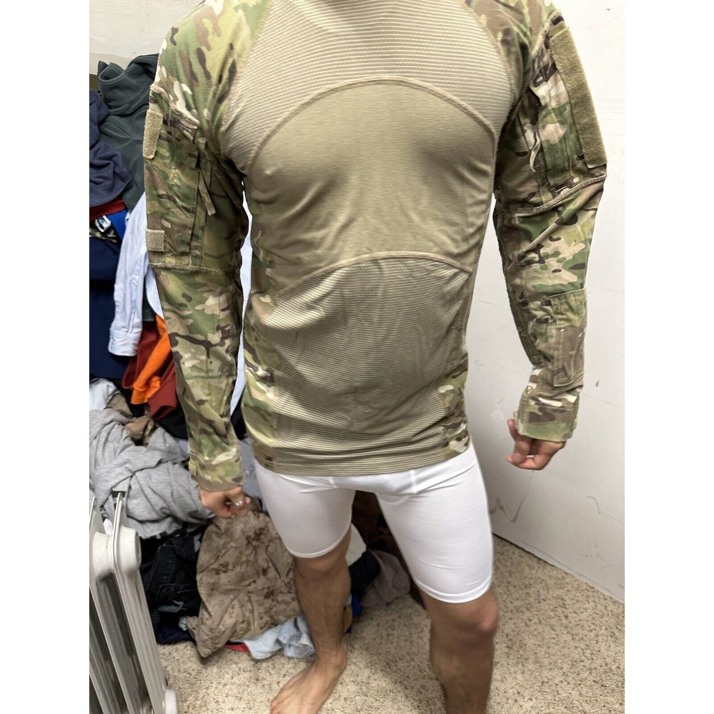 Men’s Army Combat Shirt Flame Resistant Size Small Ocp Pattern