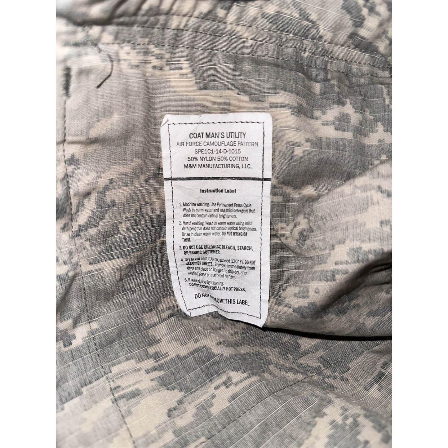 Men’s USAF Abu Airman Battle Uniform Civil Air Patrol Tool Uniform Blouse 46R