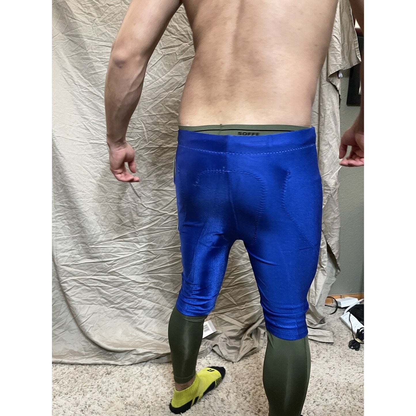 Men's Royal Blue Russell Athletic Football Pants Small