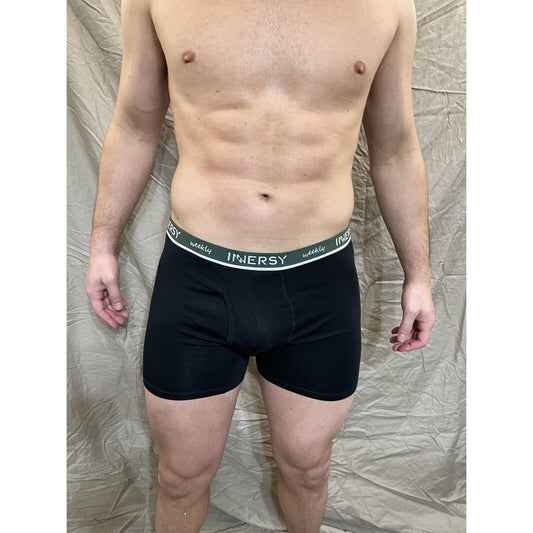 Inersy Weekly Men's black boxer briefs Green  band New And Unworn Large