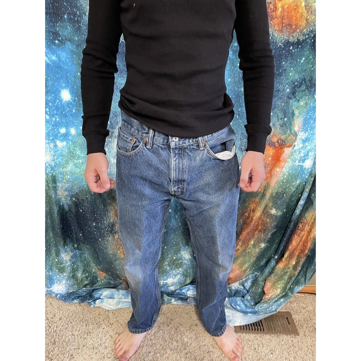 Men’s Levis 505 blue jeans 36 x 29