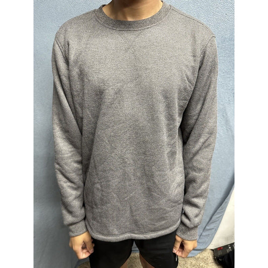Men’s Pullover Gray B.C. Clothing Heritage Sweater Large