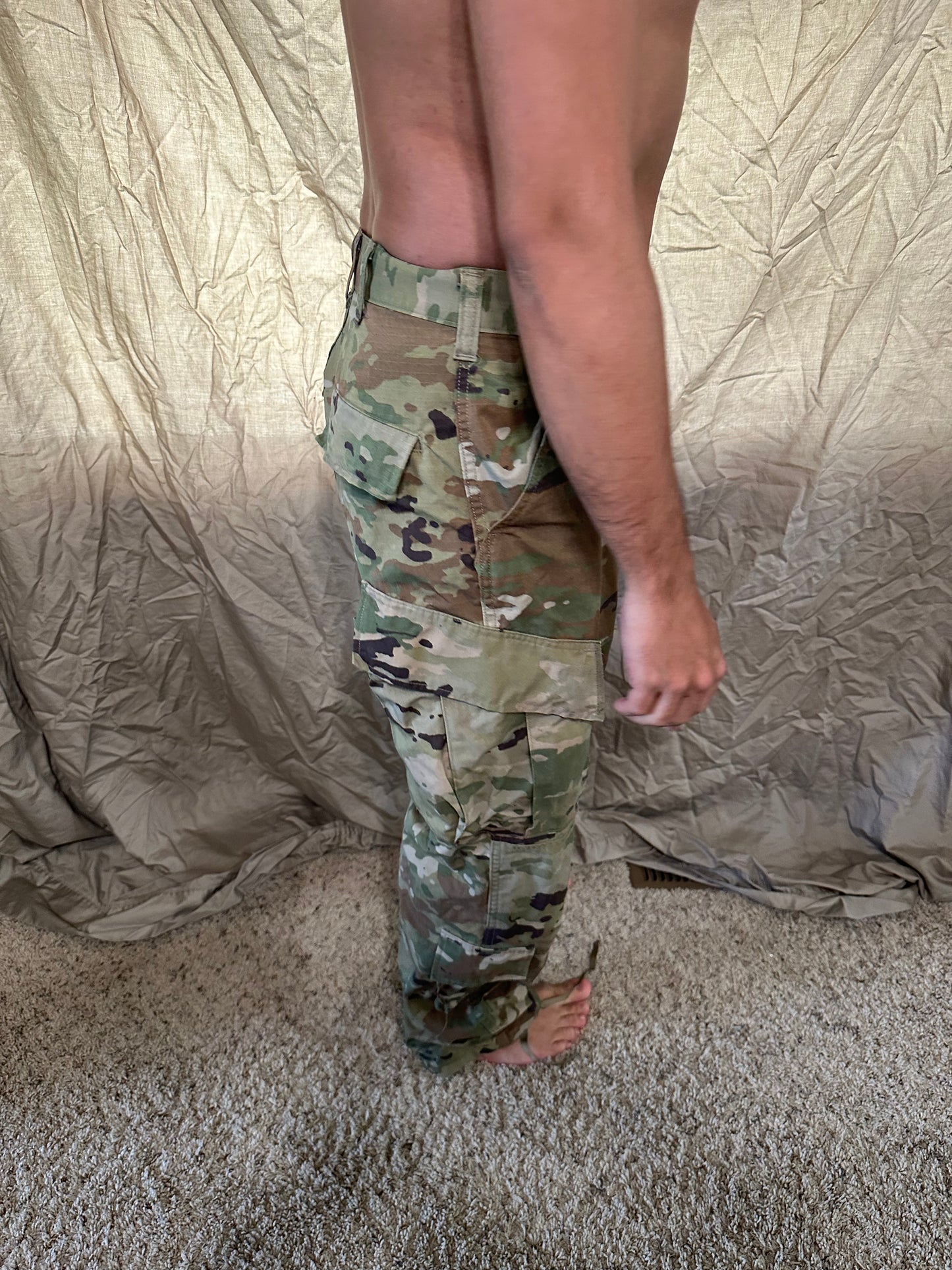 Men’s small regular ocp pants army Air Force space force 50% nylon 50% cotton