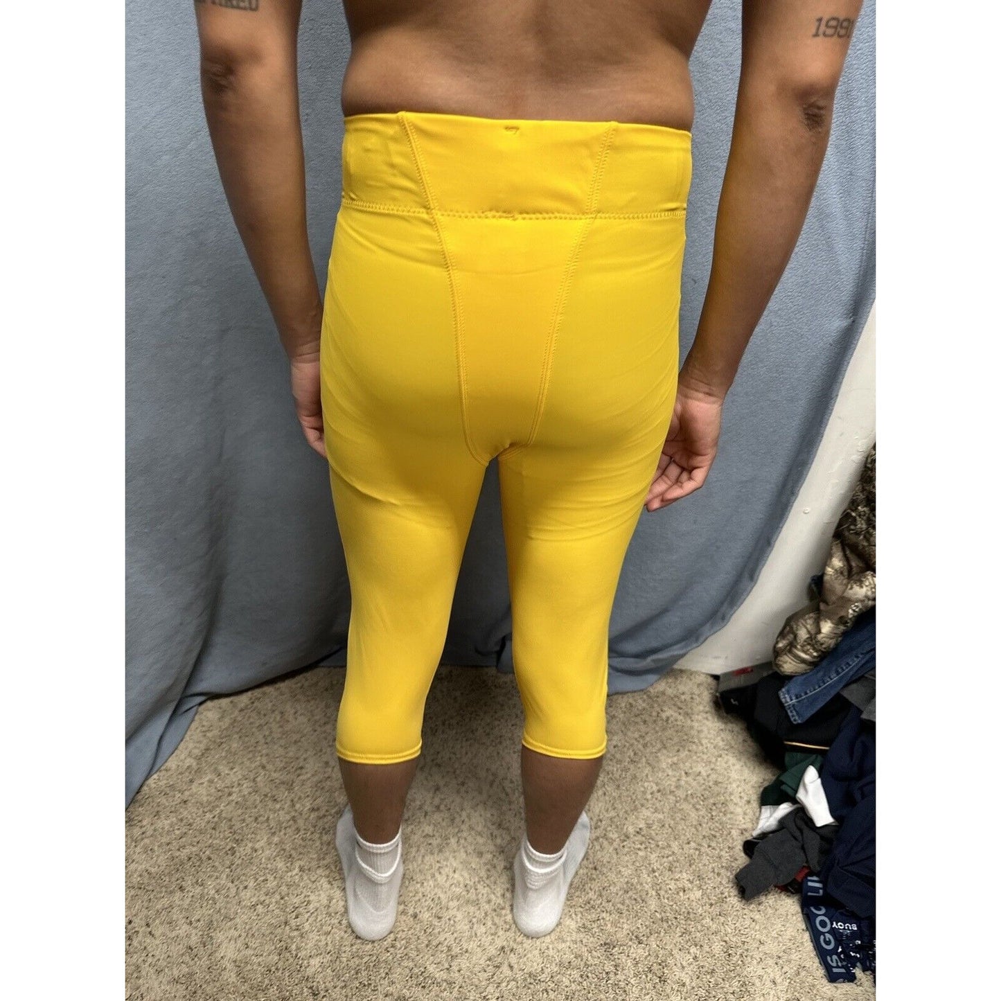Men’s Gold / Yellow Rawlings Football Pants Medium