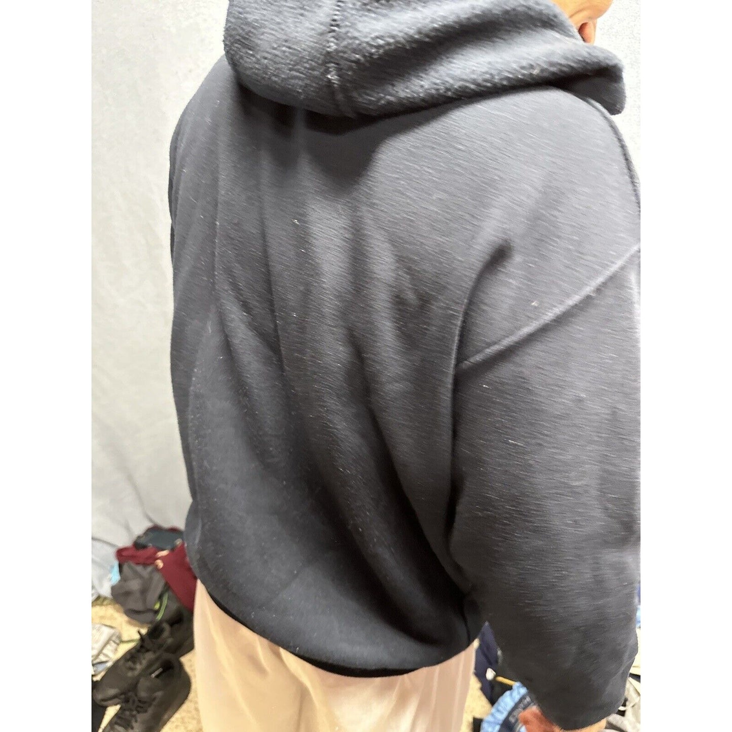Men’s Dark Blue Full Zip Hoodie Las Vegas Medium DC Classic Polyester