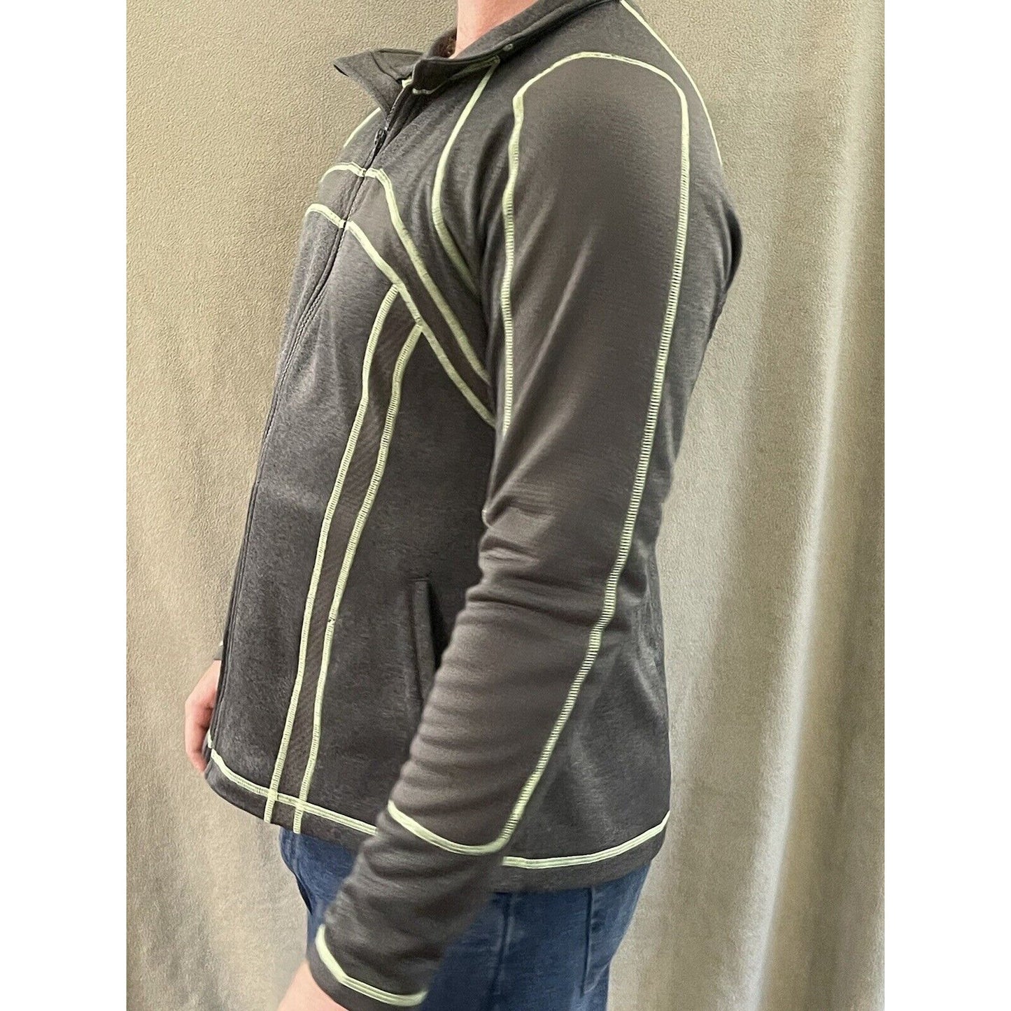 FILA Sport Men's XL Tracksuit Full Zip Up Jumper Gray Jacket Sweatshirt