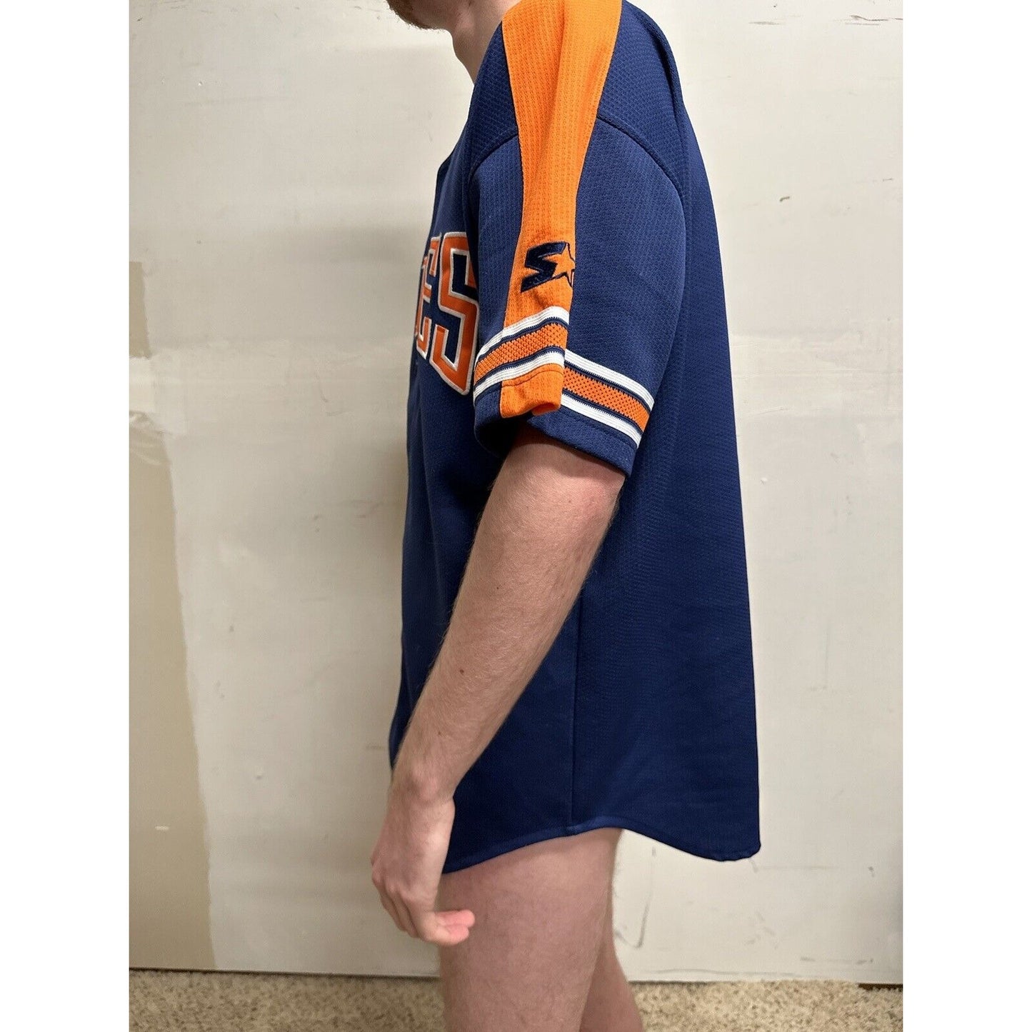 san diego padres genuine merchandise by starter fits like a medium jersey