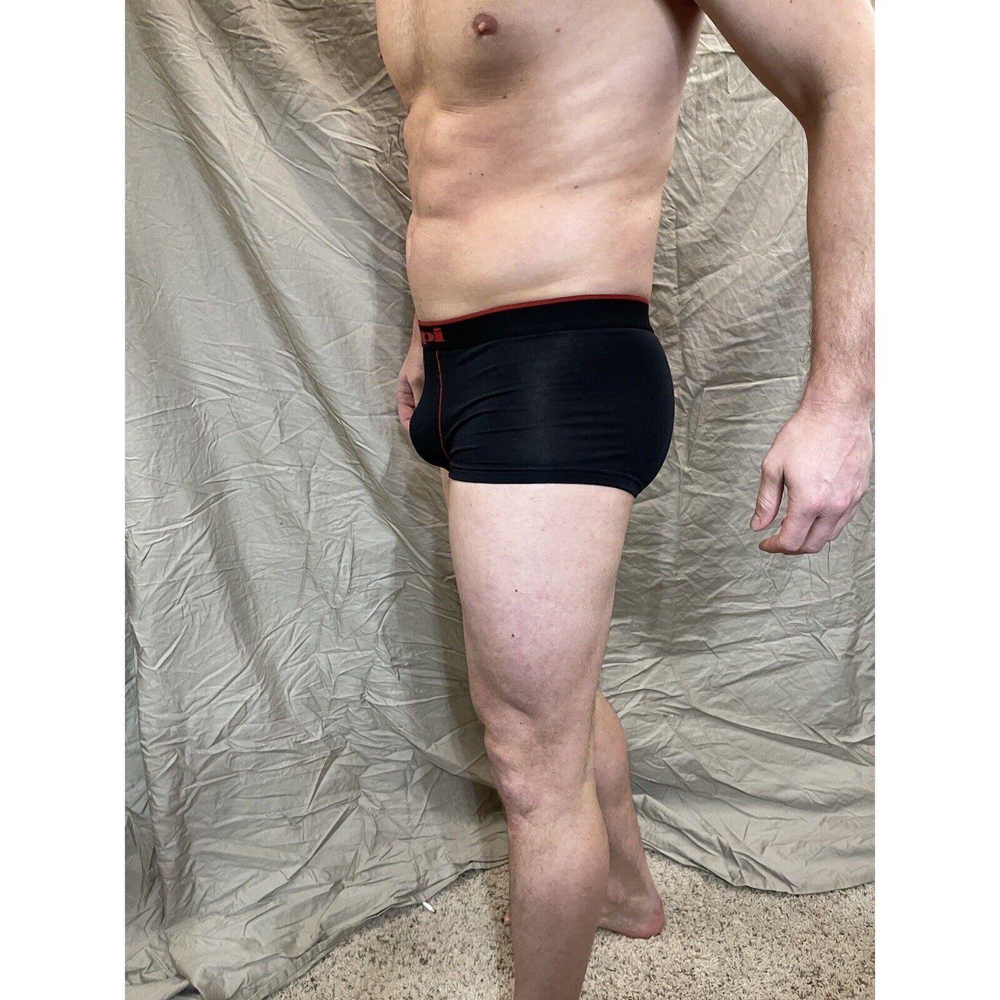 men's papi trunk small black athletic cut briefs New And Unworn