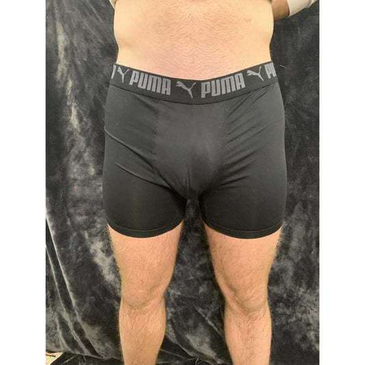 Puma Men’s Black Compression Shorts Extra Large XL 10% Spandex