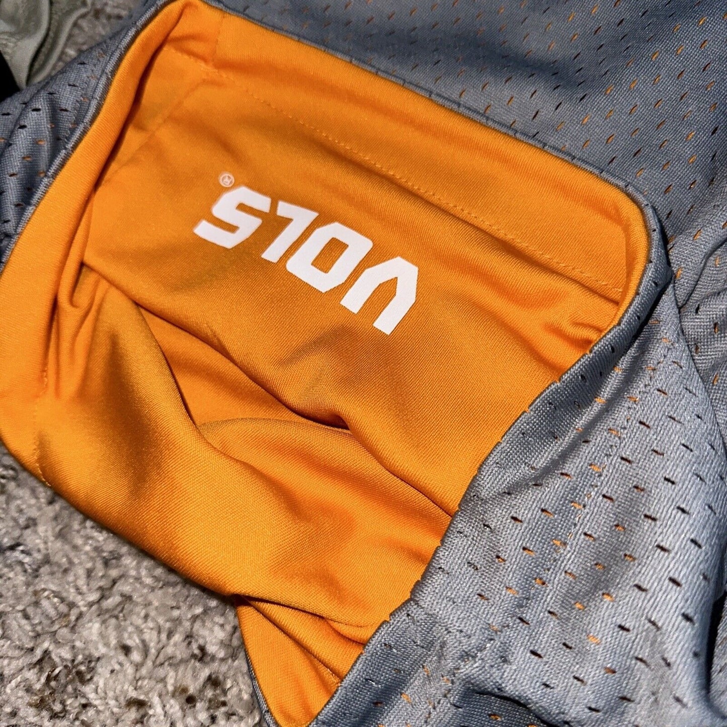 Men’s Tennessee Vols Volunteers Reversible Athletic Shorts Orange Gray ~medium