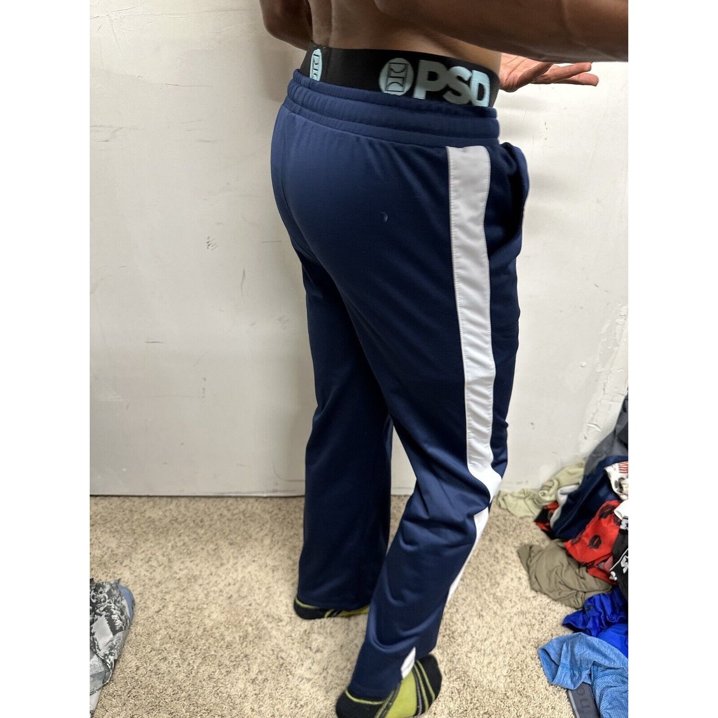 Men’s Blue Mighty Fine XS Nasa Sweat Pants