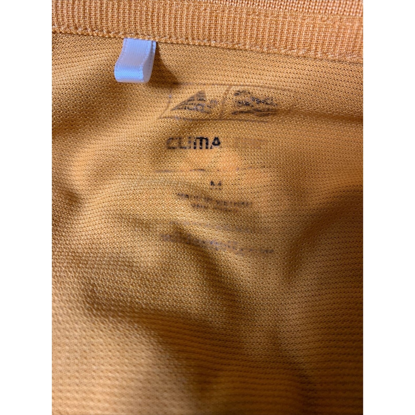 Adidas Climalite Men's Orange Short Sleeve Polo Shirt!! Size Medium