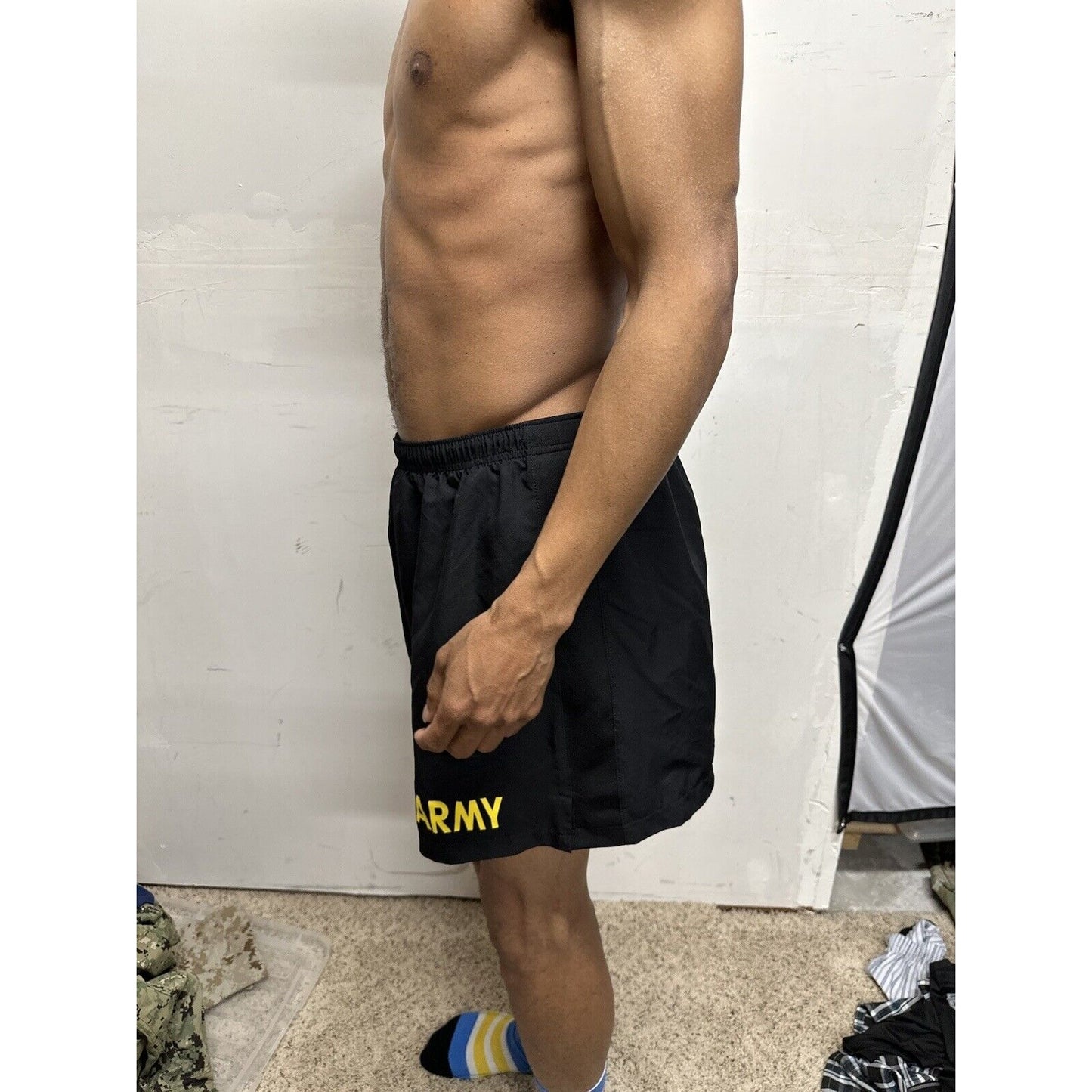 Men’s Army Apfu Fitness Uniform Black Large