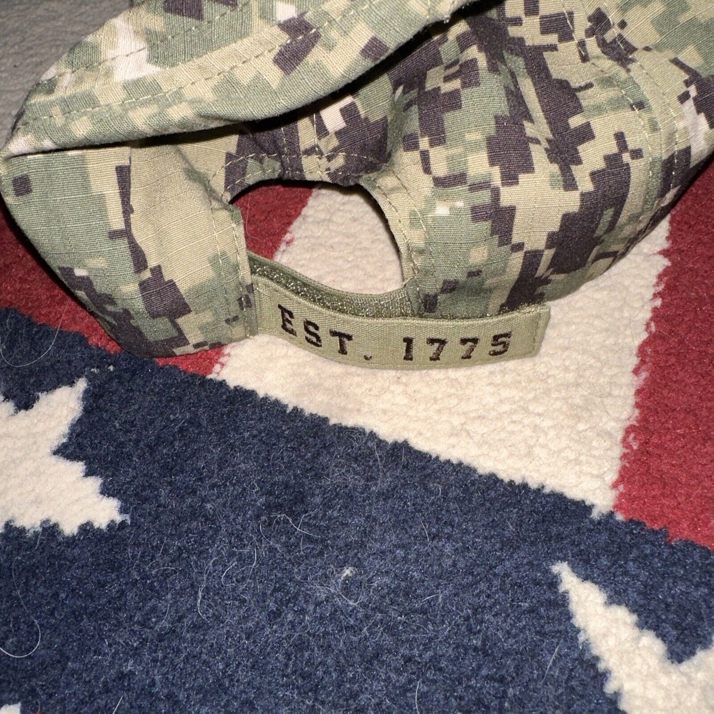 Men’s US Navy Camo Hat Cap Ballcap Adjustable Fire For Effect