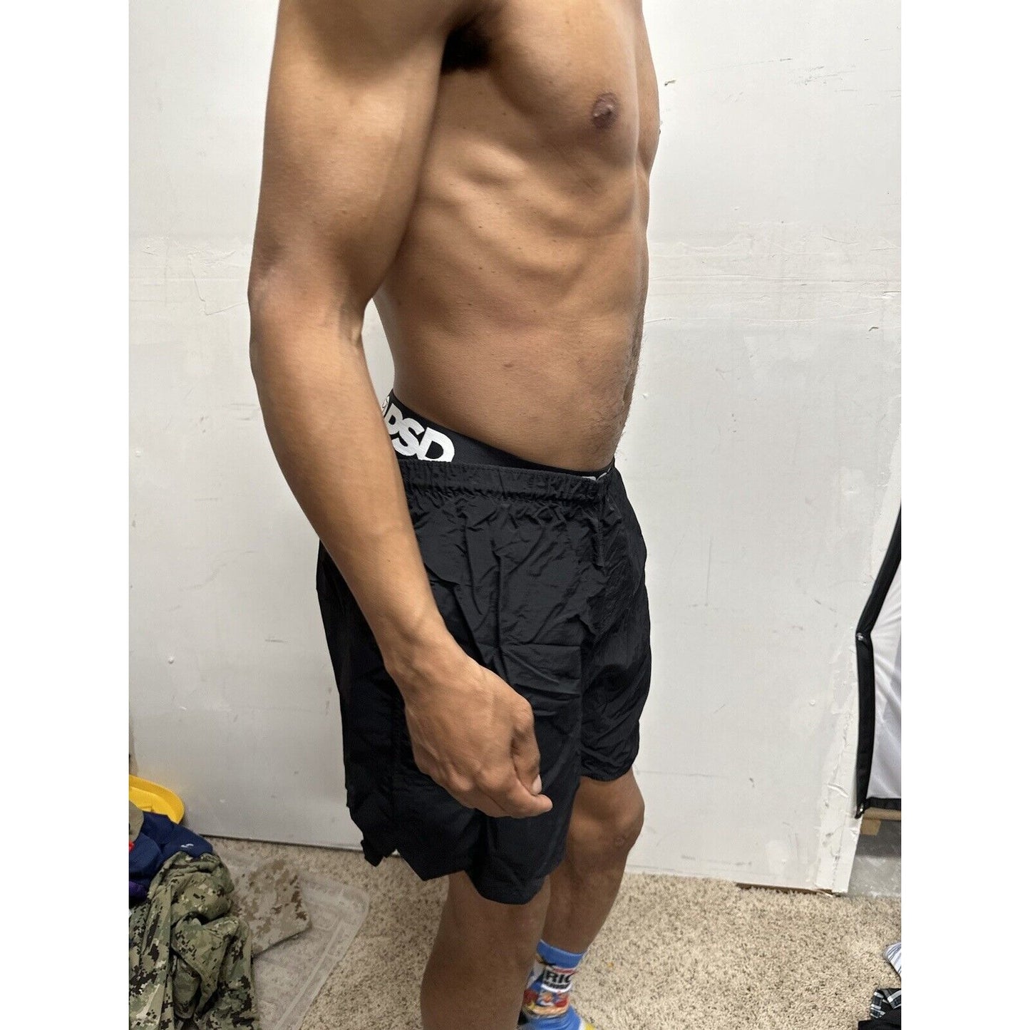 Men’s Army Pt Shorts Black Older Style Fits Like Large