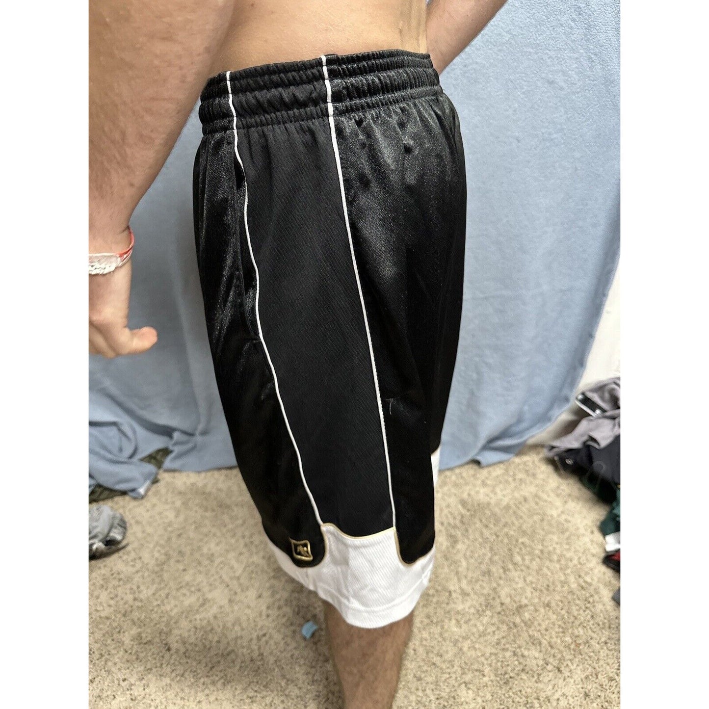 Men’s XL AND1 Black And White Athletic Shorts With Pockets