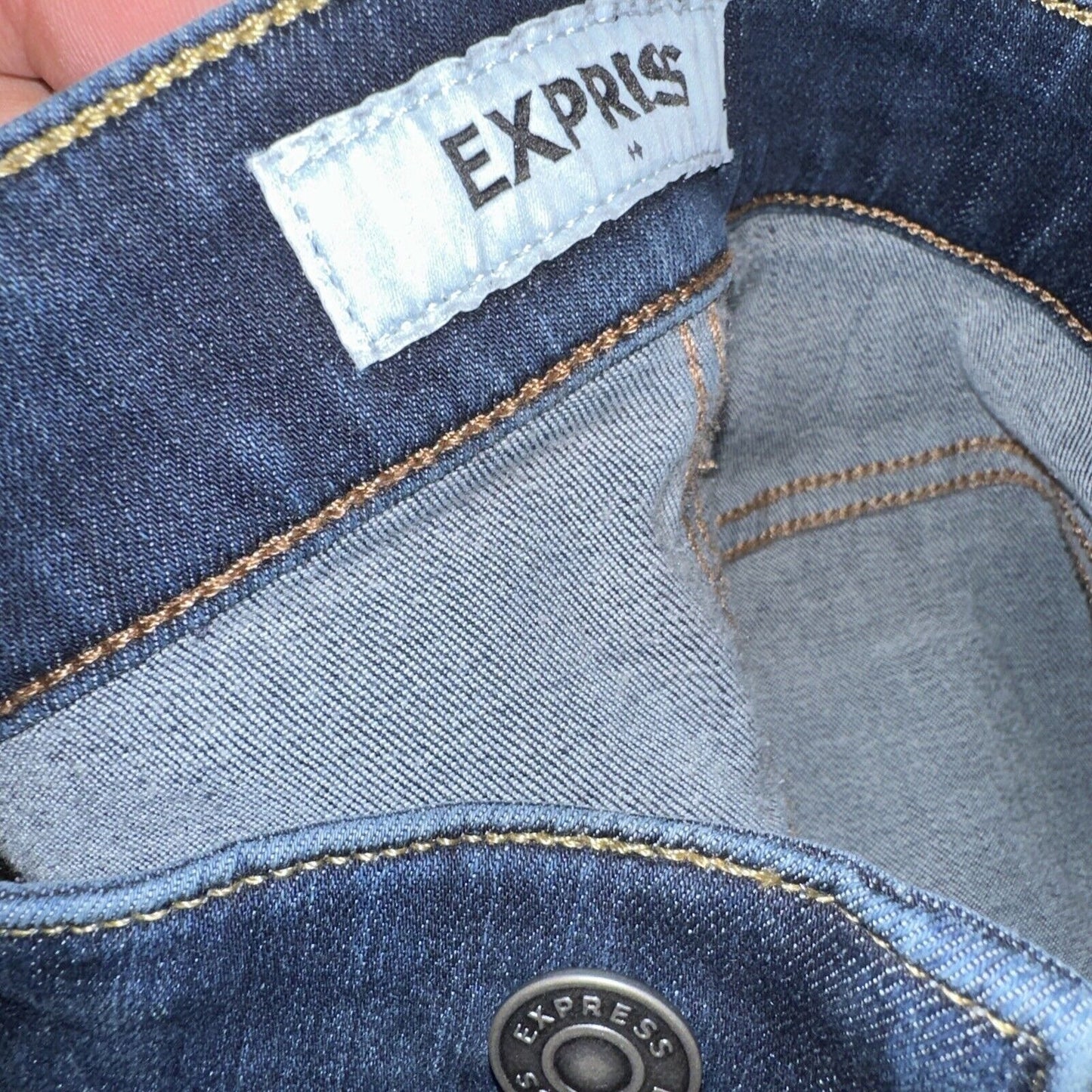 Men’s Skinny Express Jeans Blue 32 X 32