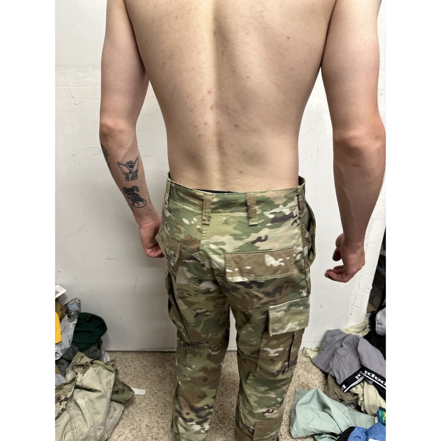 Men’s Ocp Army Uniform Bottoms Elastic Leg Opening Small Regular