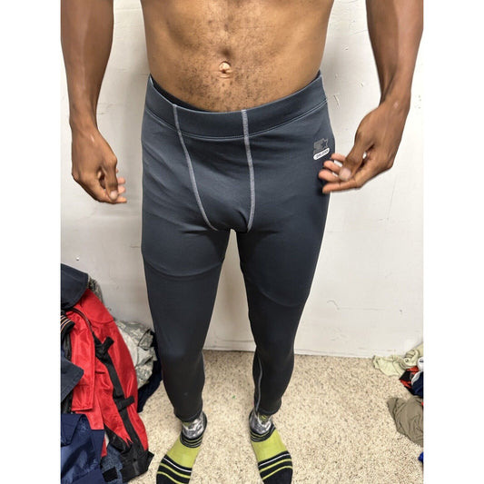 Men’s Gray Starter Base Layer Medium 32-34 Running Pants